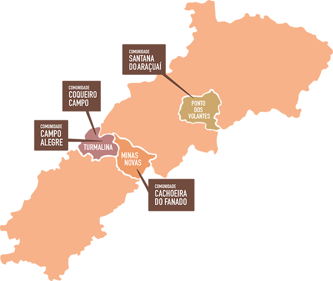 Mapa Vale do Jequitinhonha