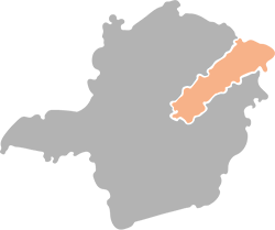 Mapa de Minas Gerais